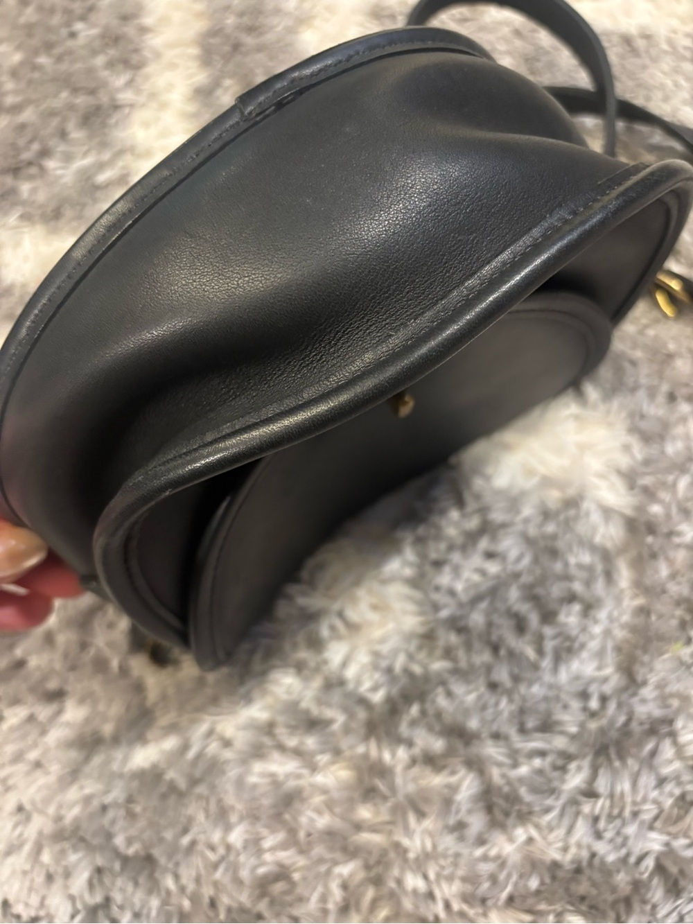 Vintage Watson black leather coach purse. - Picture 8 of 8